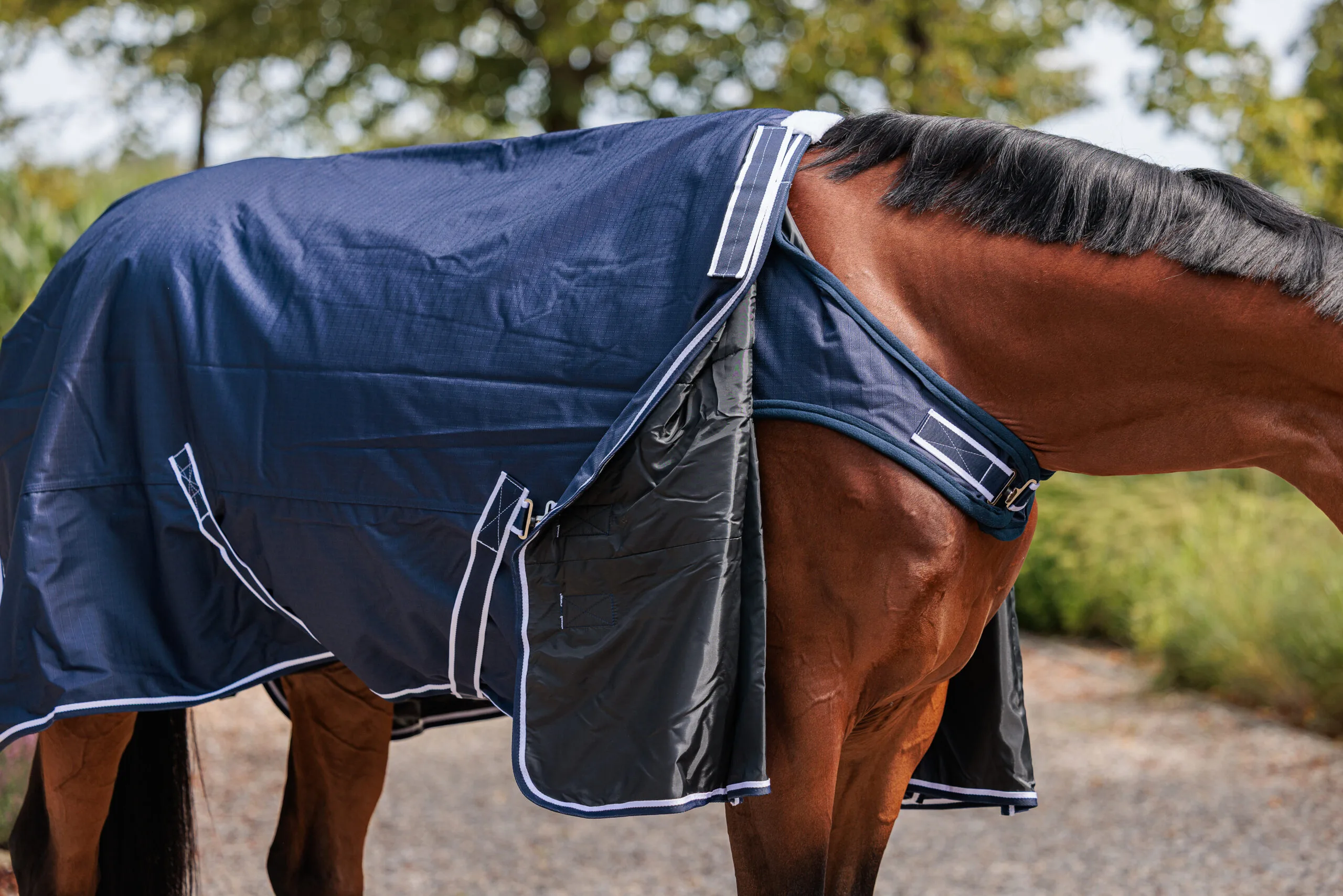 Equi-M Combi-Deken 150 gram outdoordeken – Bild 2
